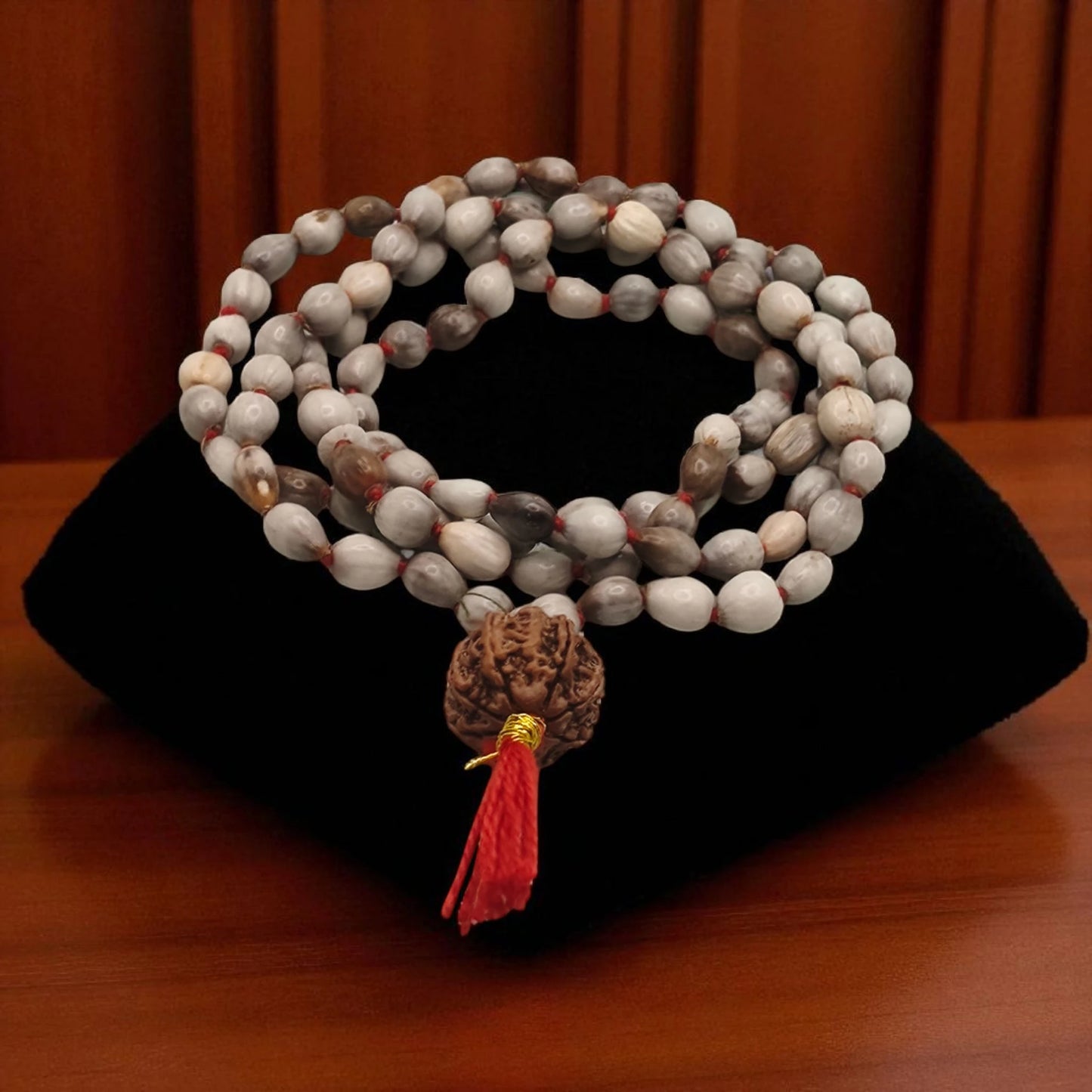 Nepali 7 Mukhi Rudraksha String With Vaijayanti Mala