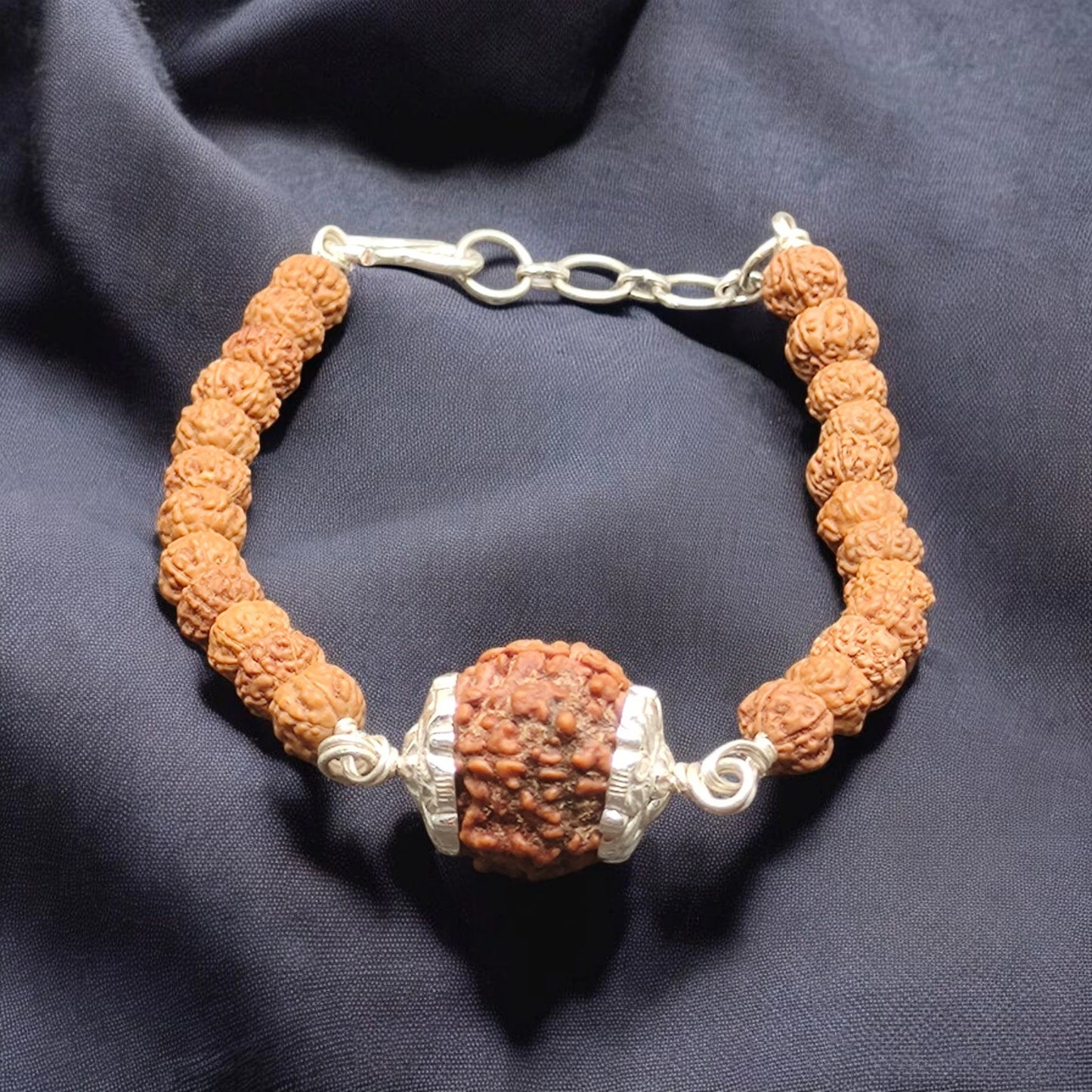 Nepali 6 Mukhi Rudraksha Bracelet