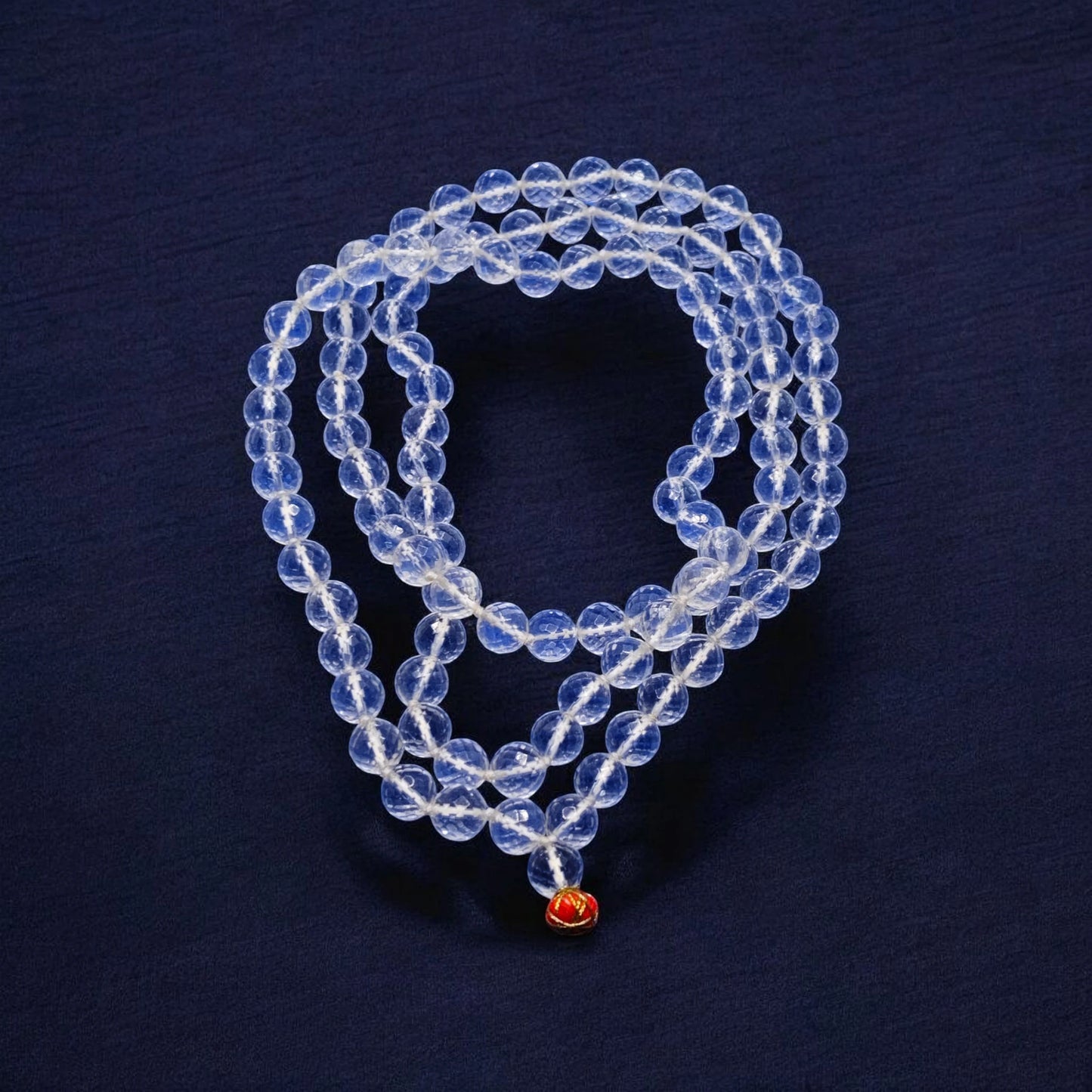 Diamond Cutting sphatik Mala