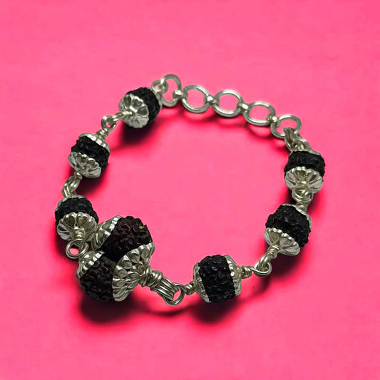 Java Black Gaurishankar Rudraksha Bracelet