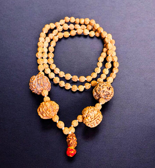 2 4 5 7 9 Mukhi Rudraksha Combination Mala