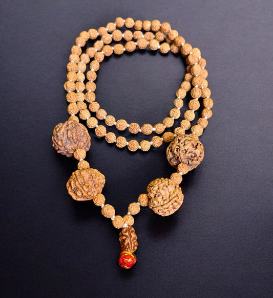 2 4 5 7 9 Mukhi Rudraksha Combination Mala