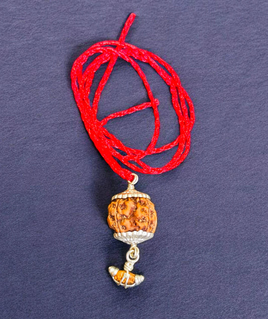 Java 1 Mukhi Rudraksh With 5 Mukhi Rudraksha