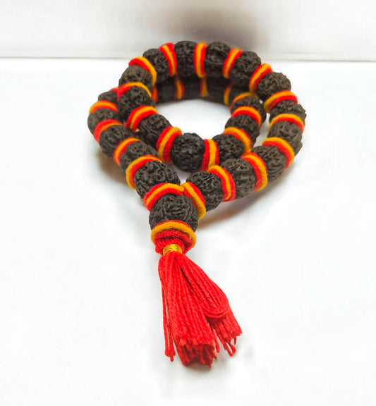 Premium Quality Nepali Black 5 Mukhi Rudraksha kantha