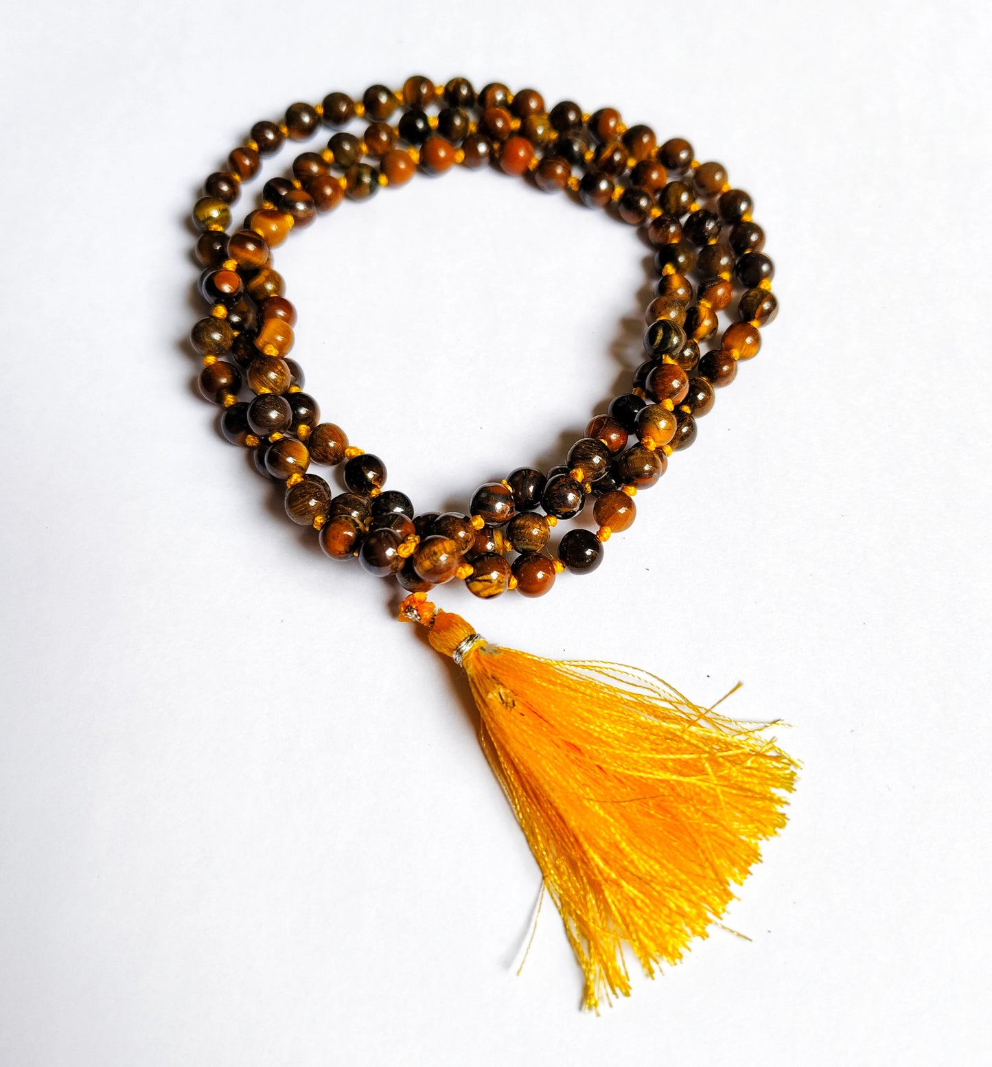 Lab Certified Tiger Eye Mala