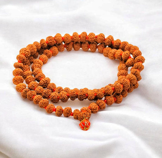 Indonesian 7 Mukhi Rudraksha Mala With Lab Certificate