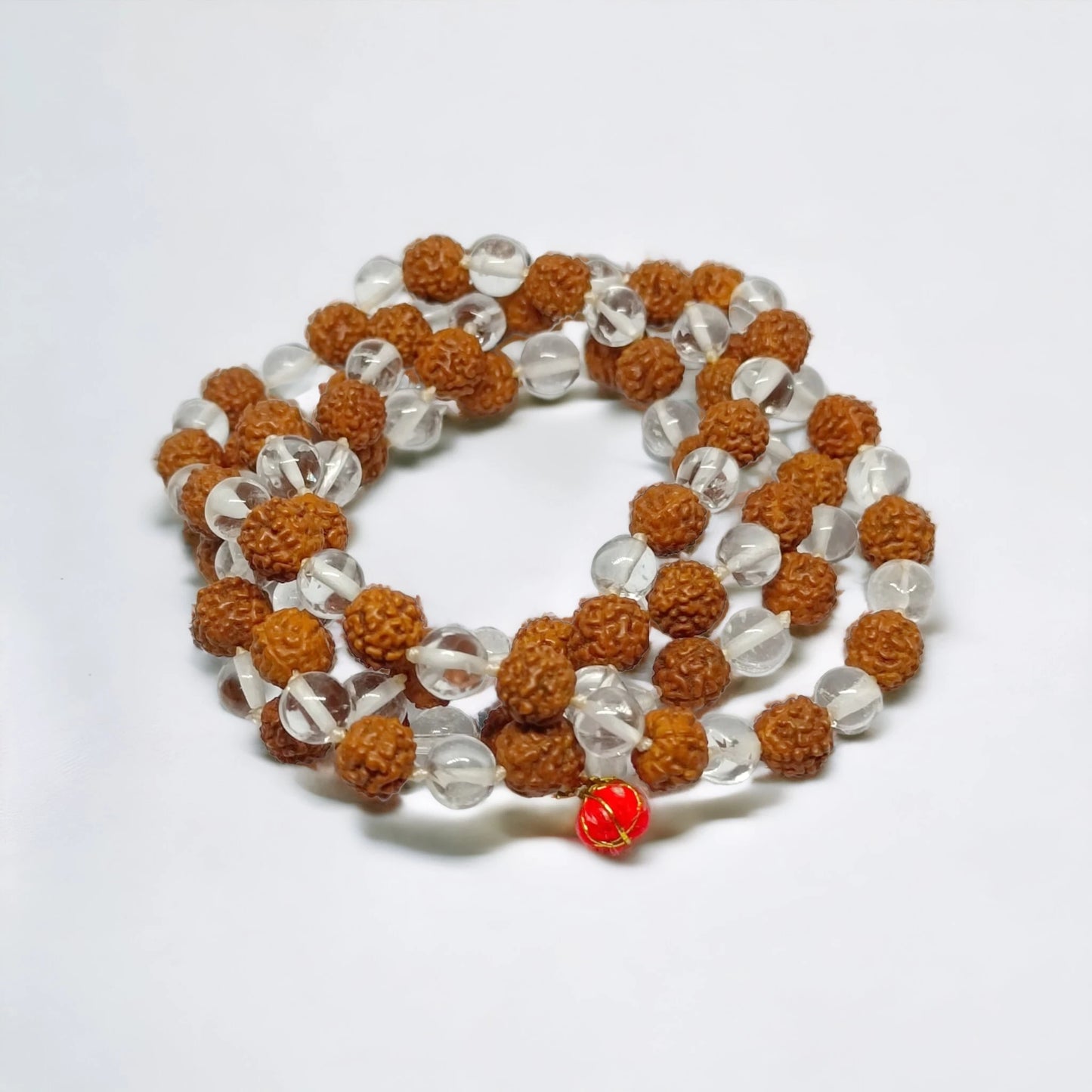 Rudraksha Sphatik Combination Mala