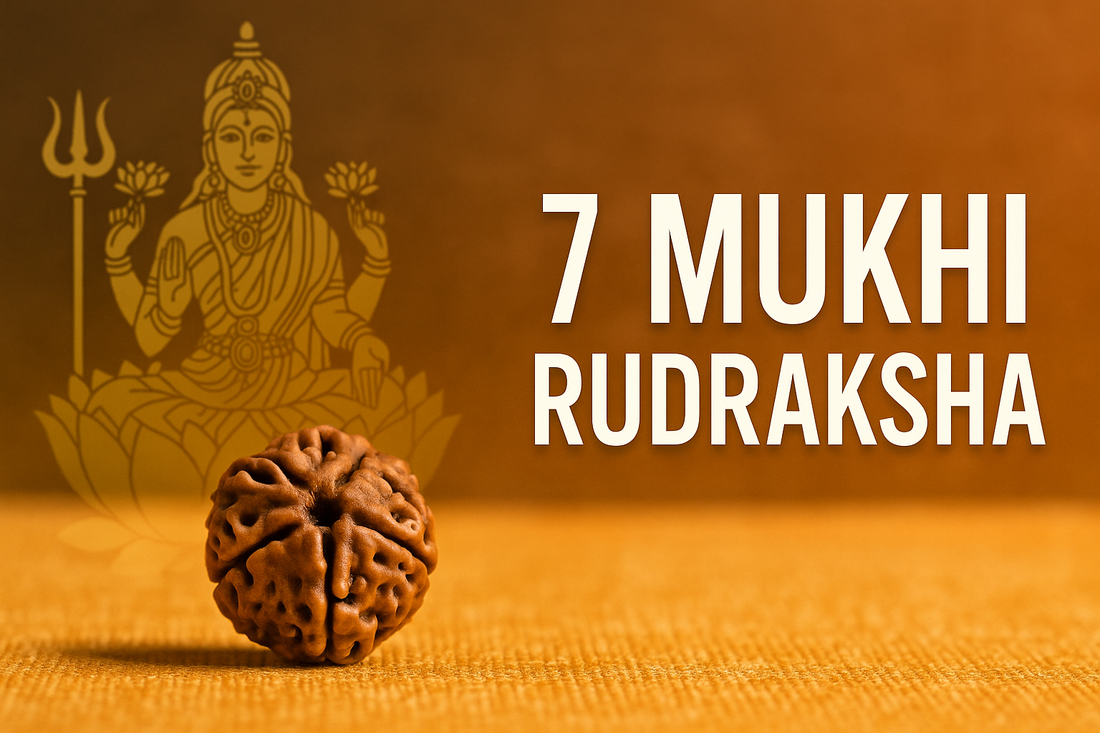 7 Mukhi Rudraksha: Benefits, How to Wear, Price & Original Guide | Maa Lakshmi Blessings
