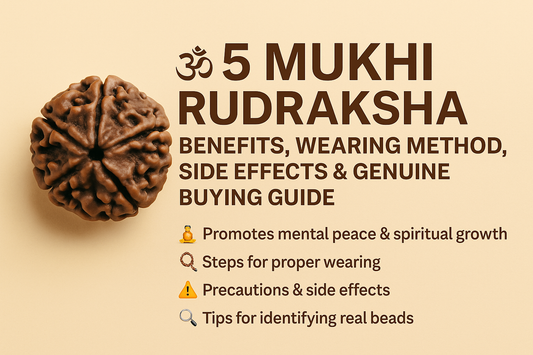 . 5 Mukhi Rudraksha Benefits for Students, Professionals & Spiritual Seekers