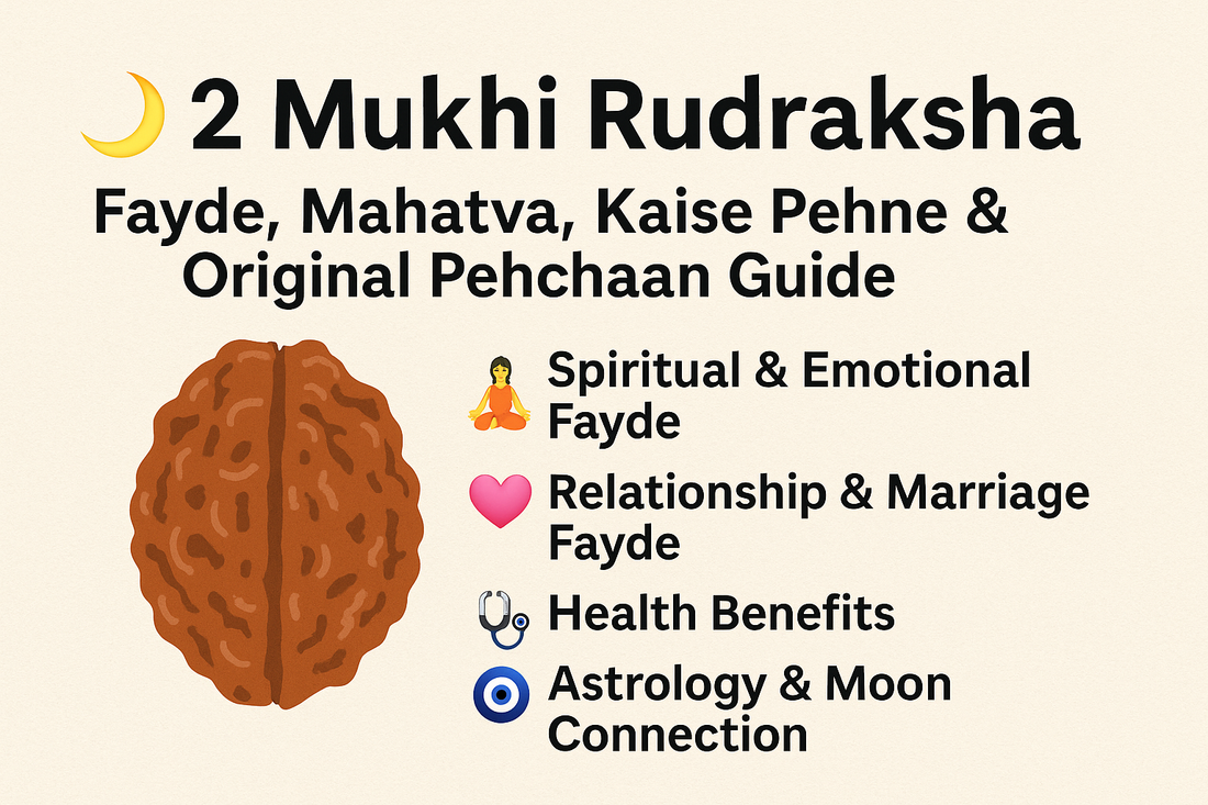 2 Mukhi Rudraksha – Fayde, Mahatva, Kaise Pehne & Original Pehchaan Guide