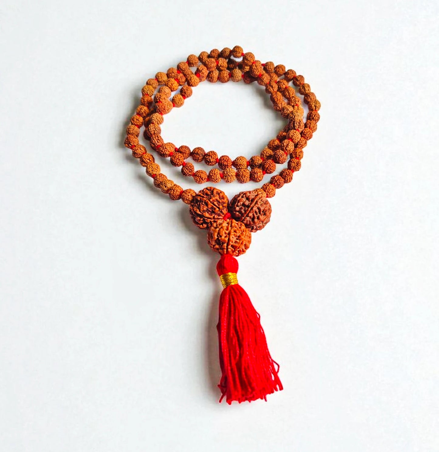 Nepali 5 6 7 Mukhi Rudraksha String With Punchmukhi Rudraksha Mala