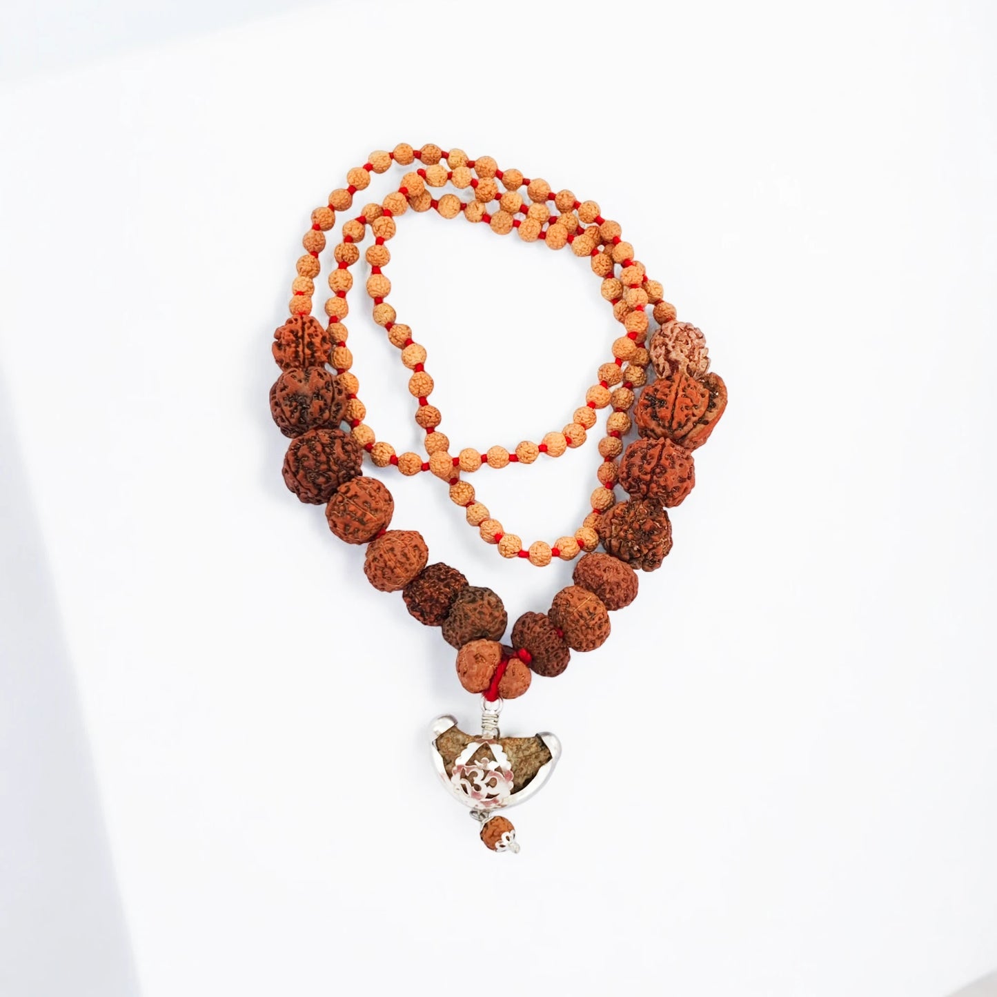 Premium Quality Original Siddh Mala 1-14mukhi Ganesh And Gaurishankar Indonesian And Nepali Mix