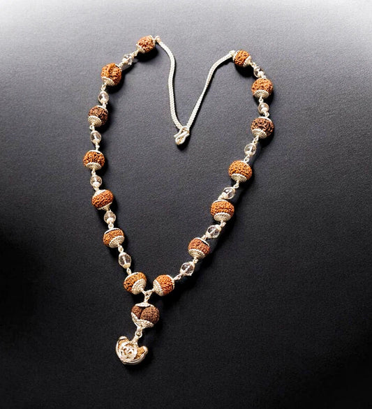 Premium Quality Siddh Mala With Sphatik Quartz