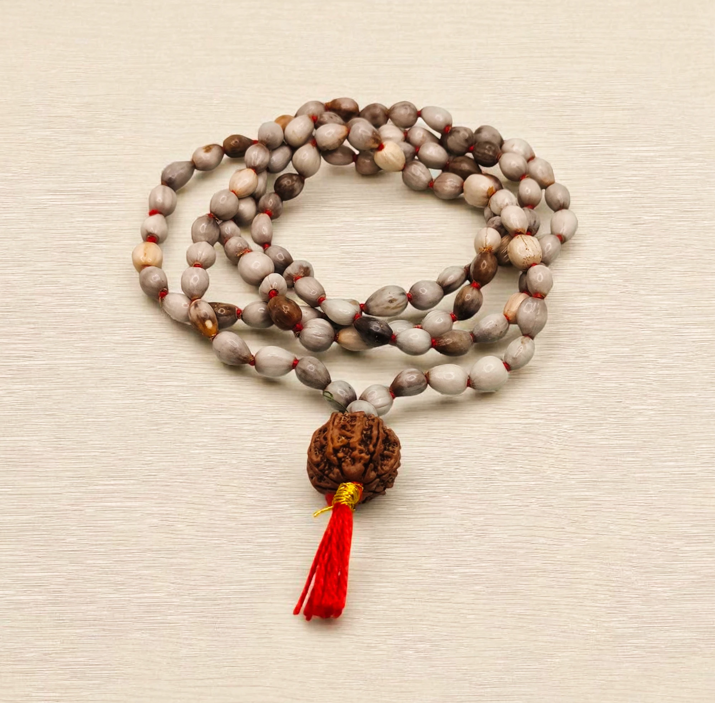 Nepali 7 Mukhi Rudraksha String With Vaijayanti Mala