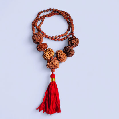 4 6 7 8 10 11 13 Mukhi Rudraksh Combination Mala