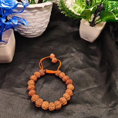 Lab Certified Java 11 Mukhi Rudraksha Bracelet With